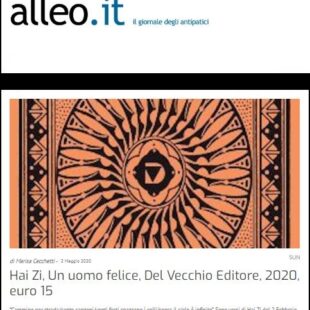 Hai Zi, Un uomo felice, Del Vecchio Editore, 2020