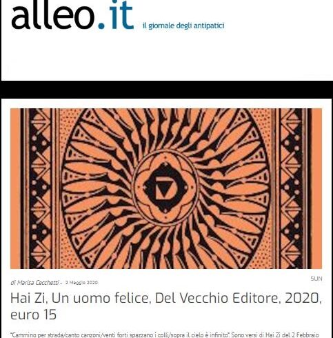 Hai Zi, Un uomo felice, Del Vecchio Editore, 2020